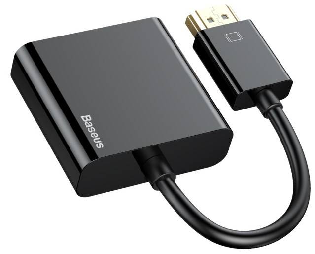 

Переходник конвертер BASEUS HD Converter HDMI 4k на VGA, черный