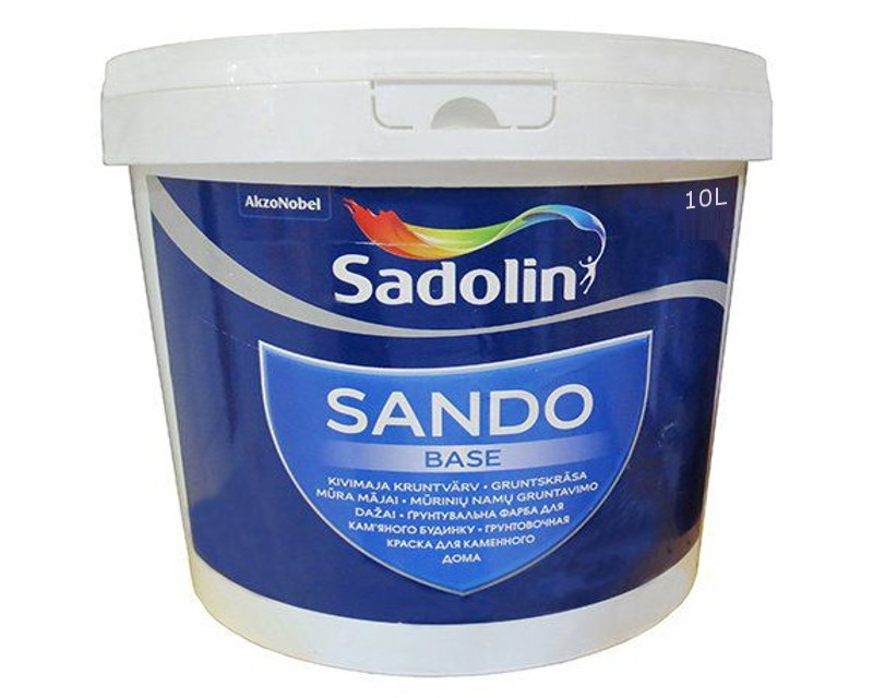 

Грунтовка латексная SADOLIN SANDO BASE влагоизоляционная 10л