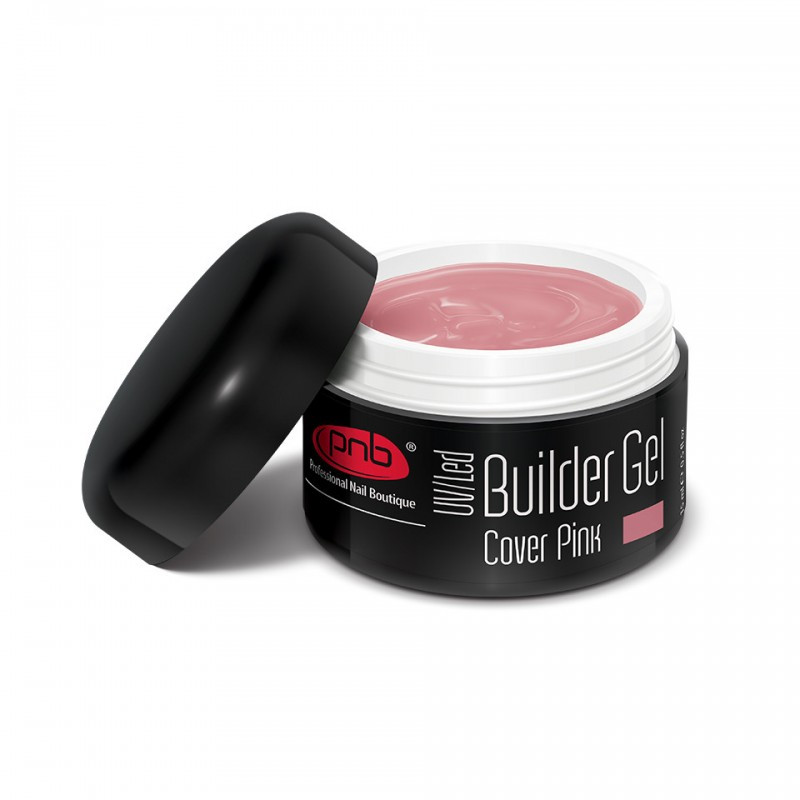 

Гель моделирующий PNB Builder Gel Cover Pink (камуфлирующий розовый), 15 мл