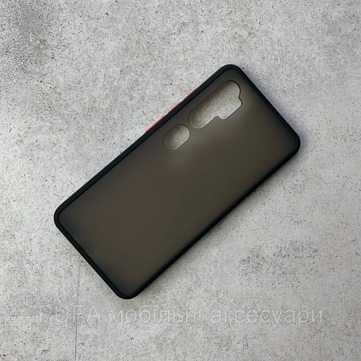 

Чохол-накладка Matte Color Cover Full Protective Xiaomi Mi Note 10 Black, Чорний