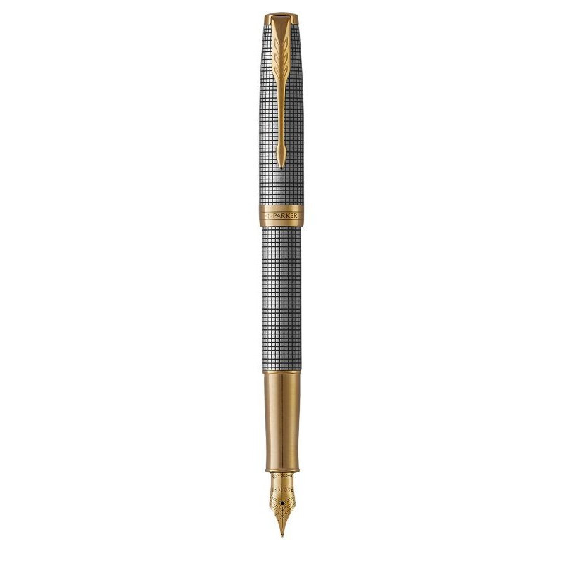 

Перьевая ручка Parker SONNET 17 Cisele Silver GT FP F 88 211