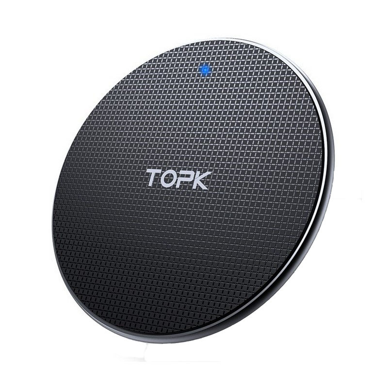 

Беспроводное зарядное устройство Topk 10W QI Quick Charge Black (TK01W-BL