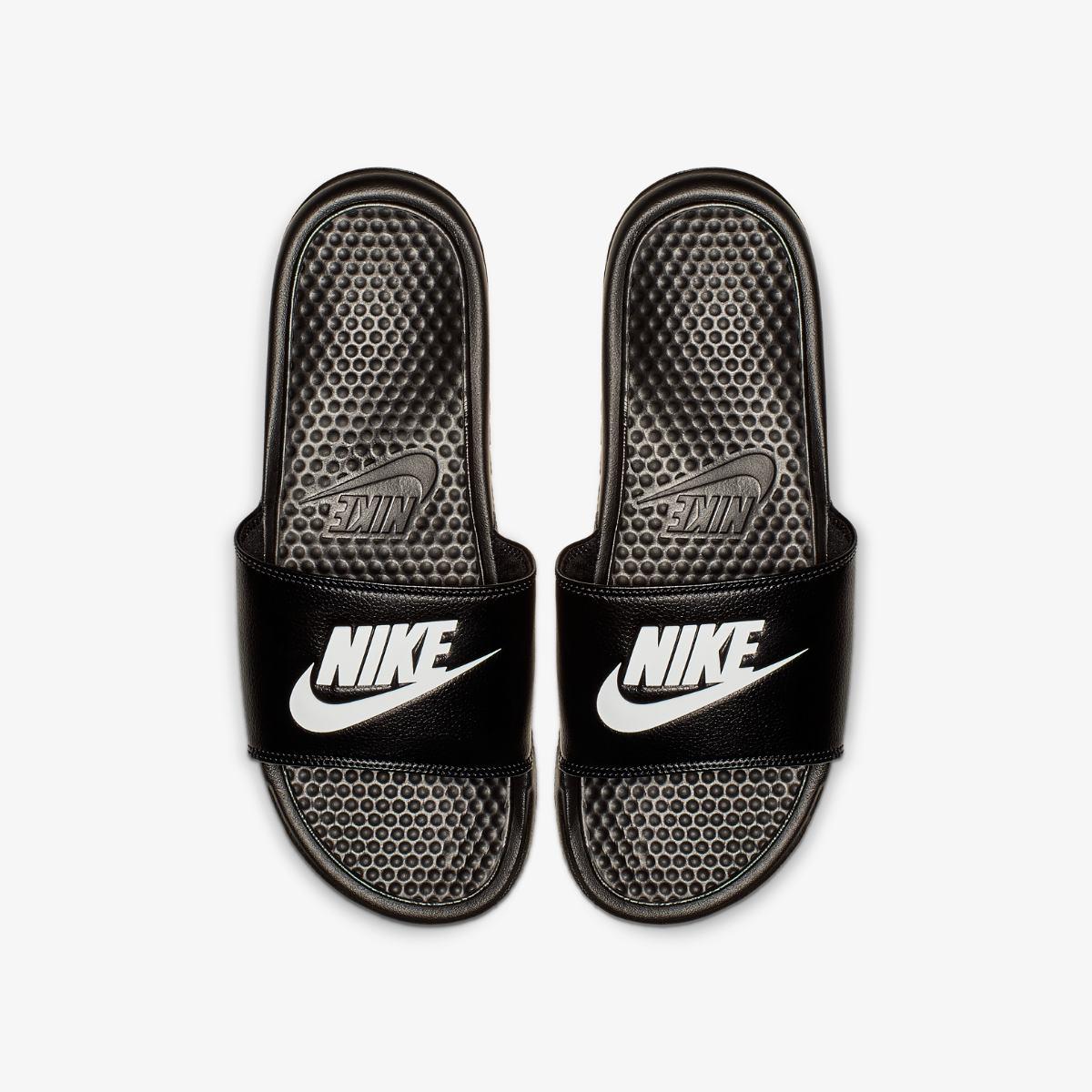 

Nike Benassi Оригинальные черные Шлепанцы Тапочки вьетнамки большие размеры 343880-090 25, 40, Черный