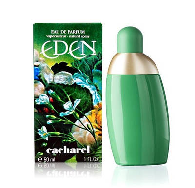 Французские женские духи CACHAREL Eden 50ml парфюмированная вода,белоцветочный древесный аромат ОРИГИНАЛ