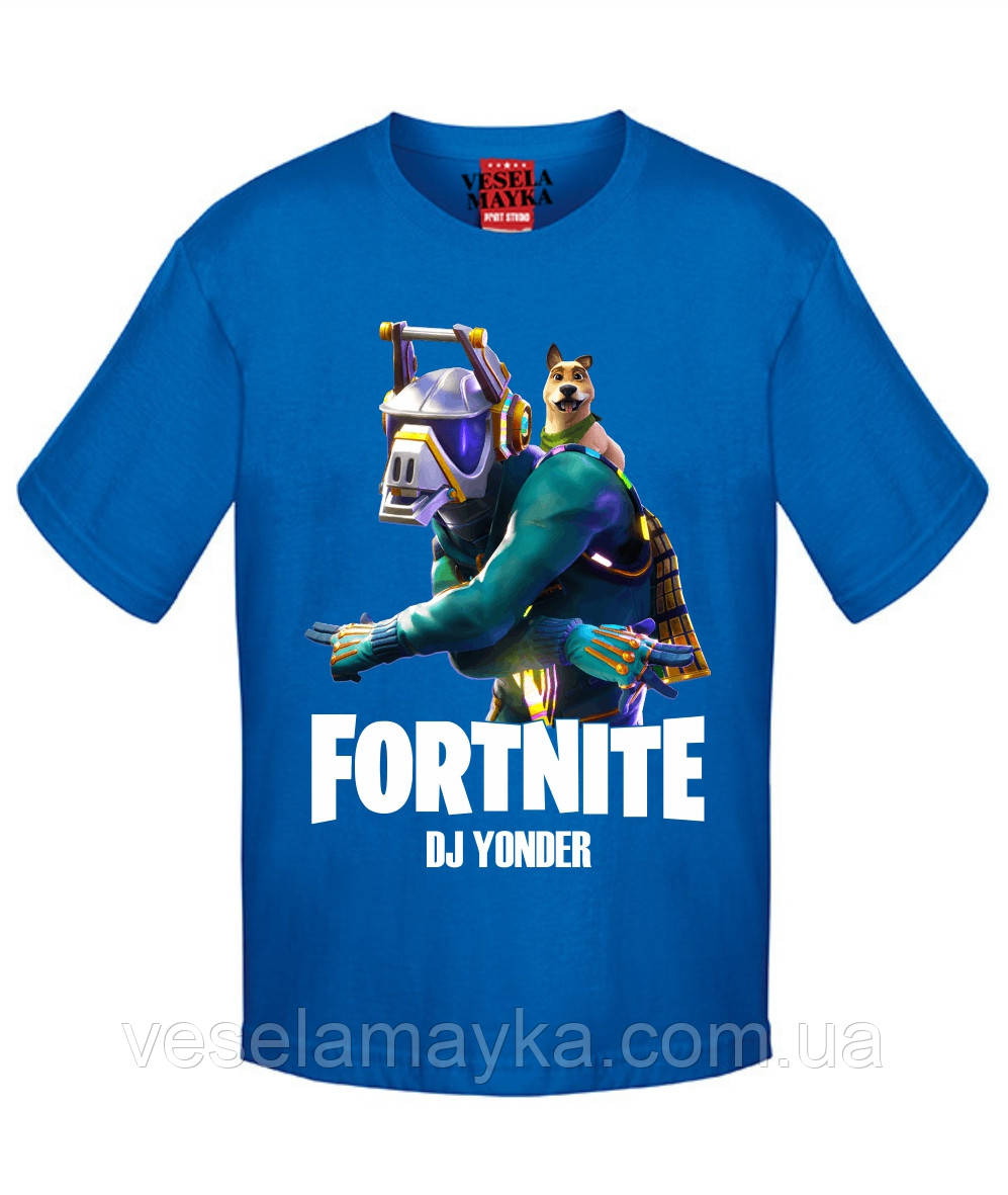 

Детская футболка FortNite DJ Yorder (Фортнайт Ем Си Лама) Синий, 104