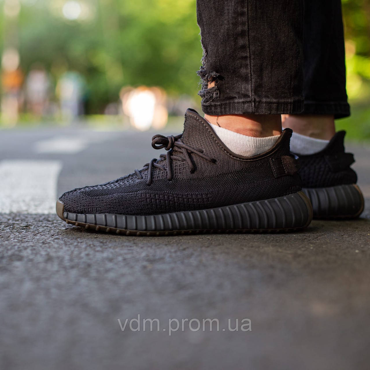 

Кроссовки мужские Adidas Yeezy Boost 350 в стиле Адидас Изи Буст, текстиль, код IN-427. Черные