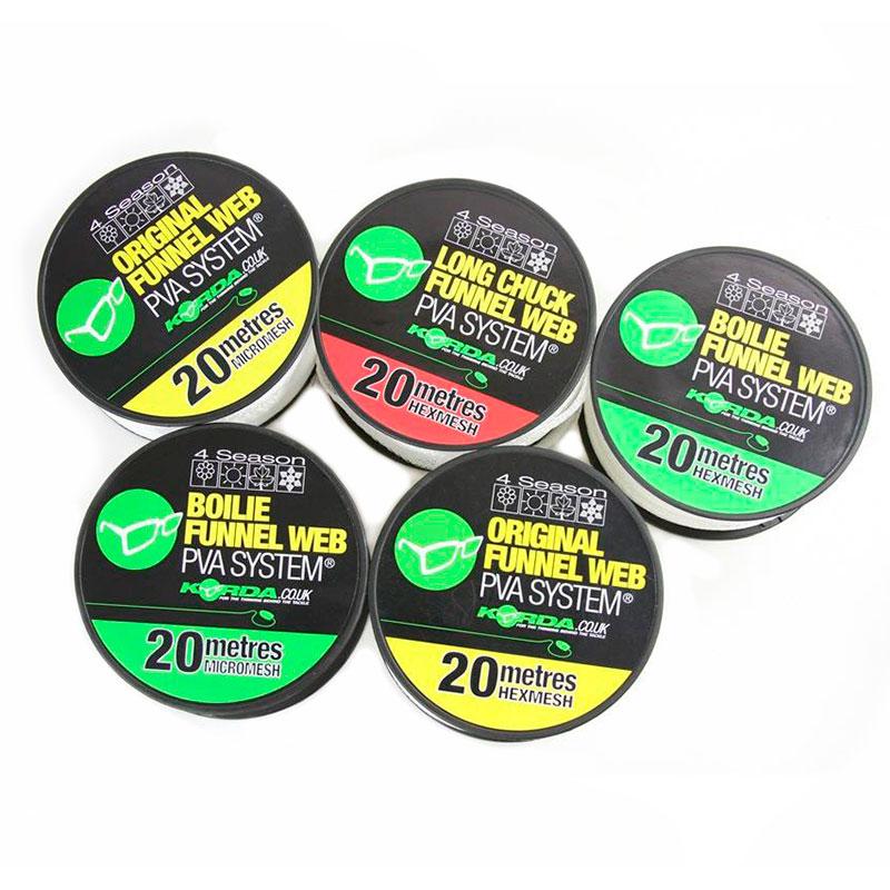 

ПВА-туннель для бойлов Korda Boilie Funnel Web Micromesh 20 м