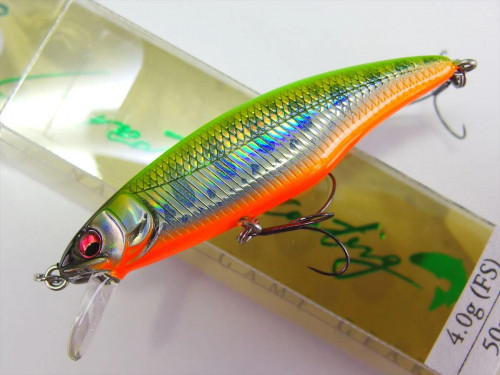 

Воблер Megabass GREAT HUNTING 50 FLAT SIDE (FS) col. LZ LIME BACK OB