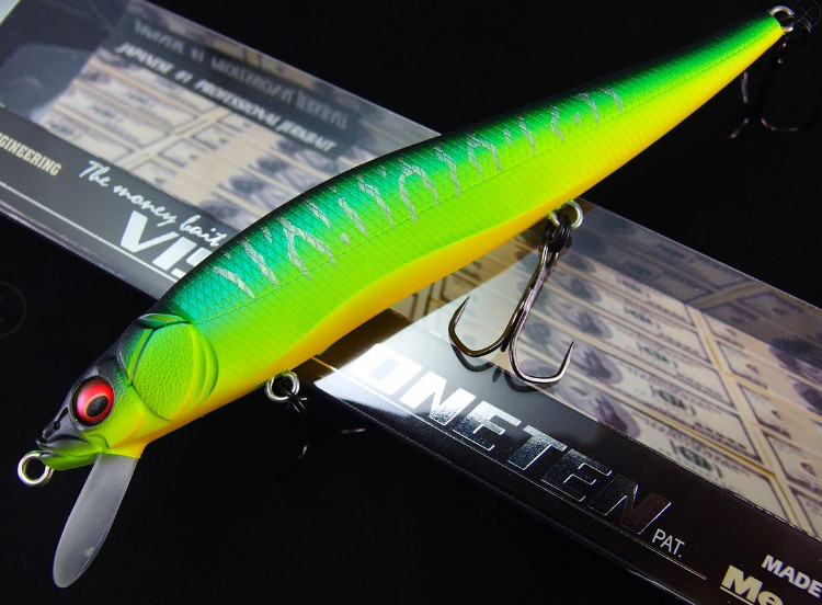 

Воблер Megabass VISION ONETEN 110SP col. MAT TIGER