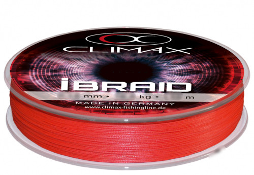 

Шнур CLIMAX iBraid 8 fluo-red 27m 0,14mm 11,3kg