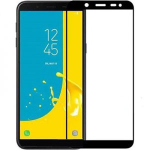 

Захисне скло Glass Full Glue для Samsung J600 Galaxy J6 2018 (Чорний), Черный