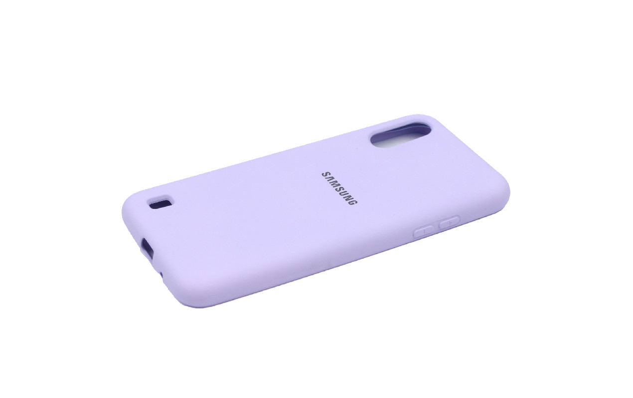 

Чехол для Samsung Galaxy A01 2020 A015 Full Silicone Cover Фиалковый, Сиреневый