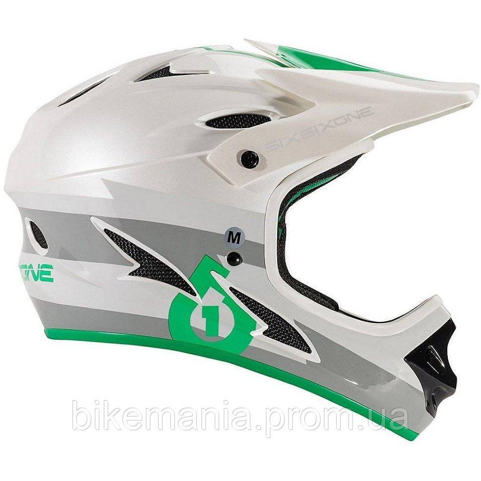 

Шлем фулл 661 Sixsixone COMP BOLT HELMET GRAY/GREEN