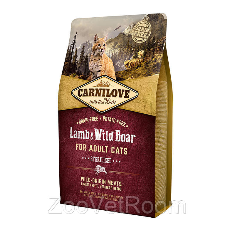 

Карнилав Carnilove Fresh Carp & Trout Sterilised for Adult cats 6 kg (для стерилизованных кошек)