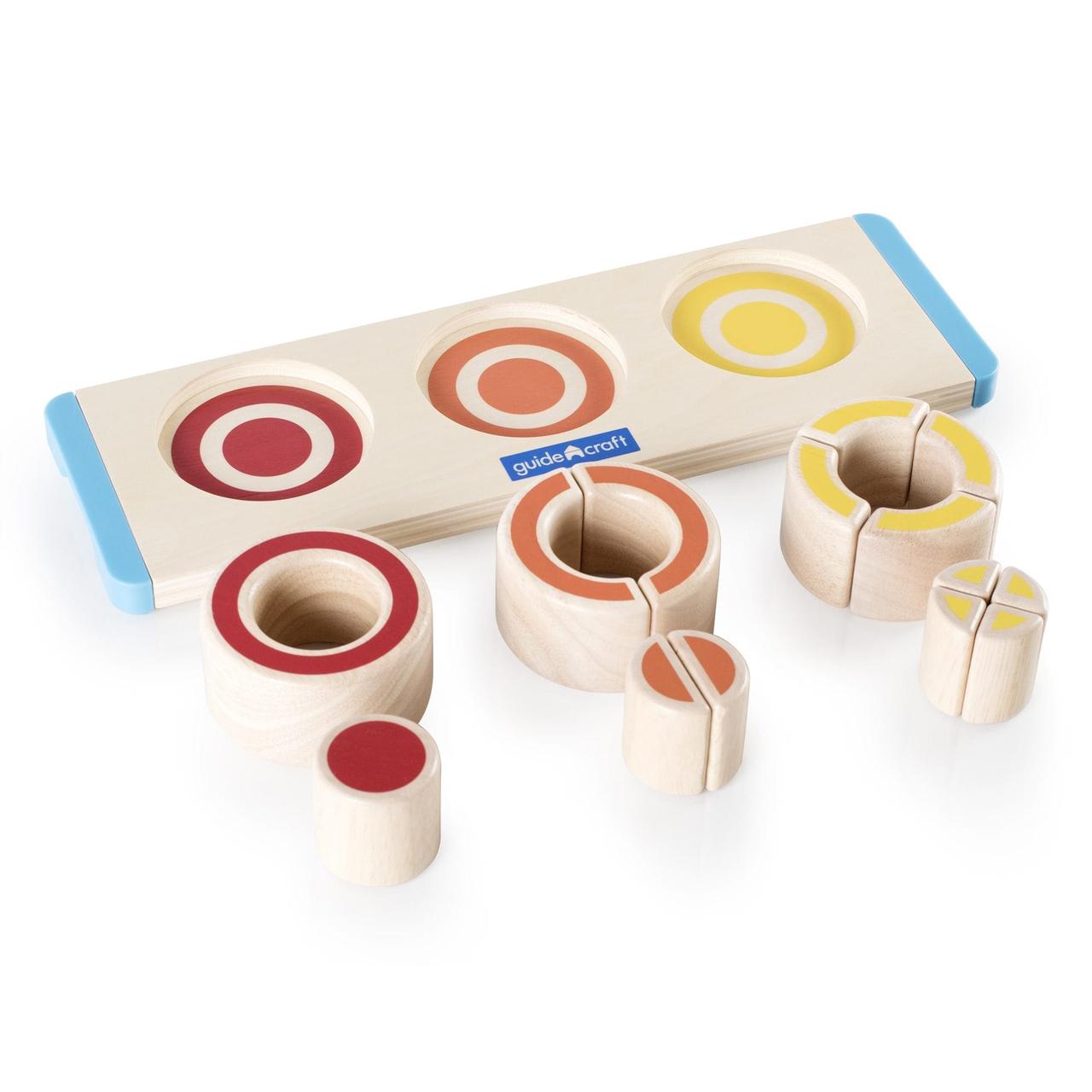 

Пазл Guidecraft Manipulatives Круги и сегменты (G6746)