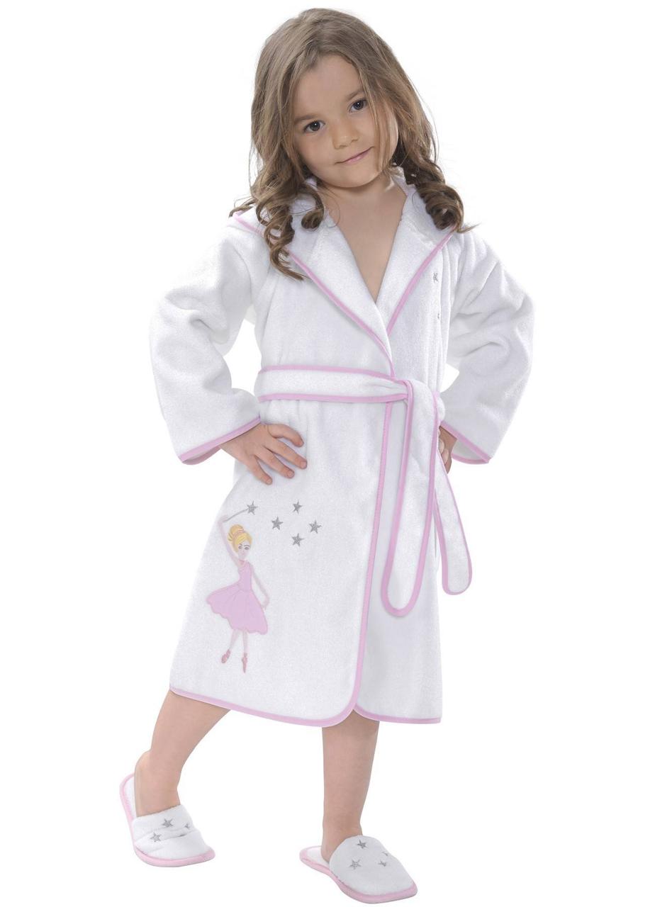 

Халат Soft Cotton BALLERINA розовый, 2 года 92см