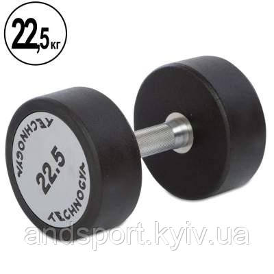 

Гантель цельная профессиональная TECHNOGYM (1шт) TG-1834-22_5 22,5кг (полиуретановое покрытие, вес 22,5кг) Код