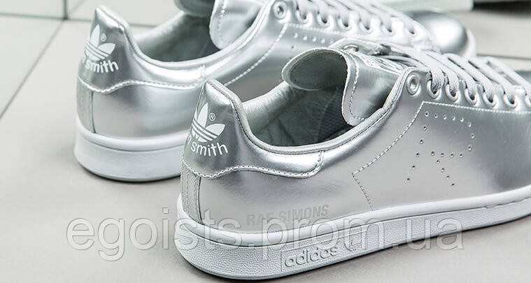 adidas metallic silver stan smith