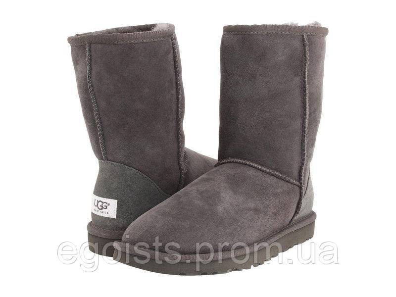 

Женские UGG Classic Short Grey, женские угги австралия классические короткие серые замшевые оригинал 41