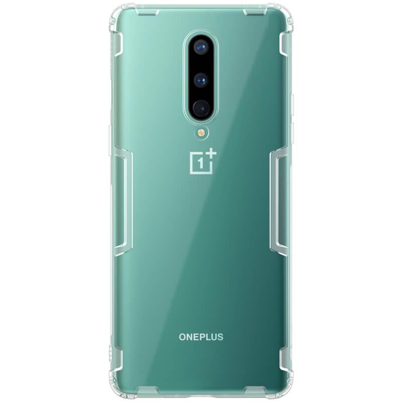 

TPU чехол Nillkin Nature Series для OnePlus 8, Бесцветный (прозрачный)