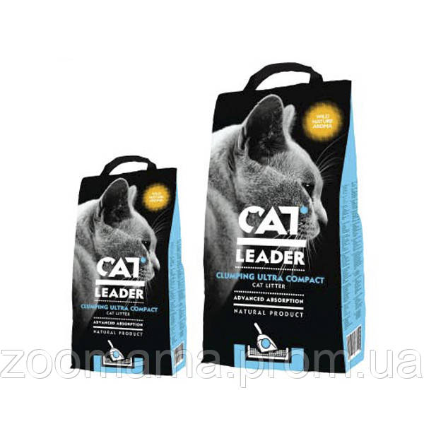 

CAT LEADER WILD NATURE ультра-комкующийся наполнитель, 5 кг