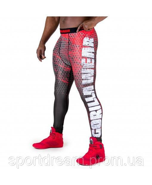 

Тайтсы Gorilla Wear Bruce Men's Tights 5XL Red/Grey (9092990508)