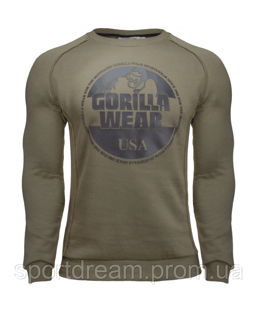 

Свитшот Gorilla Wear Bloomington Crewneck Sweatshirt M Army Green (9071440002)