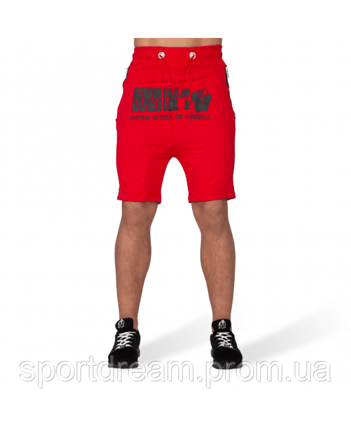 

Шорты Gorilla Wear Alabama Drop Crotch Shorts XL Red (9092050004)