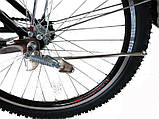 Підніжка на велосипед JK 7775 хром на заднє колесо 26",велосипедна підніжка під 1 перо, фото 4