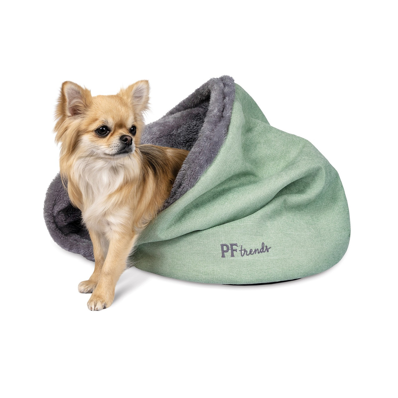 Лежак-мешок Pet Fashion HIDE AND SEEK для кошек и собак 45х40х18 см (PR241758)