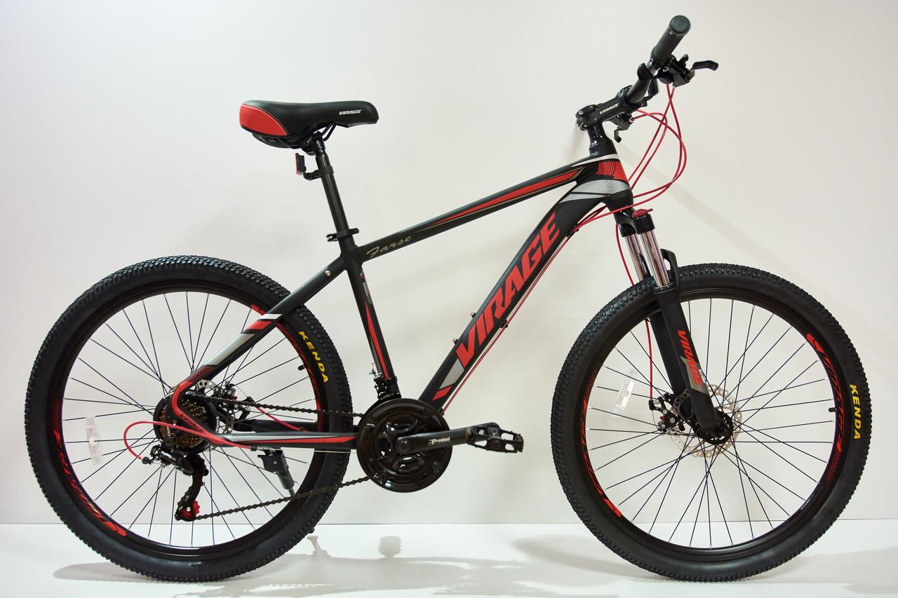 

Горный велосипед 26" Virage FORSE AM DD 2020 Черно-красный, 15"