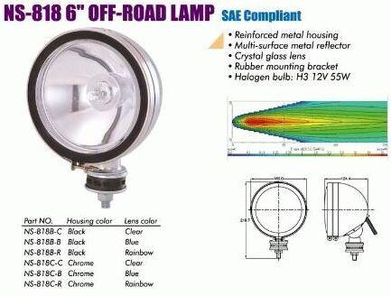 

Фары дополнительные Sirius NS-818 C-C