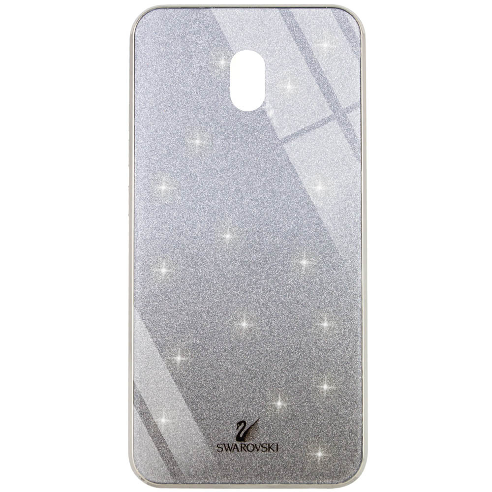 

TPU+Glass чехол Swarovski для Xiaomi Redmi 8a, Черный