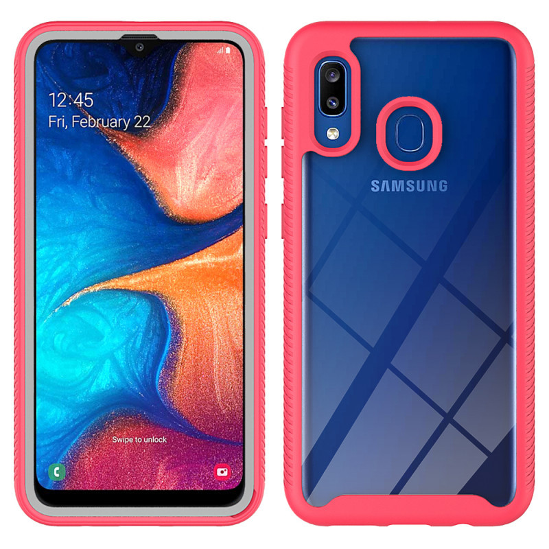 

Ударопрочный чехол Full-body Bumper Case для Samsung Galaxy A20 / A30, Розовый