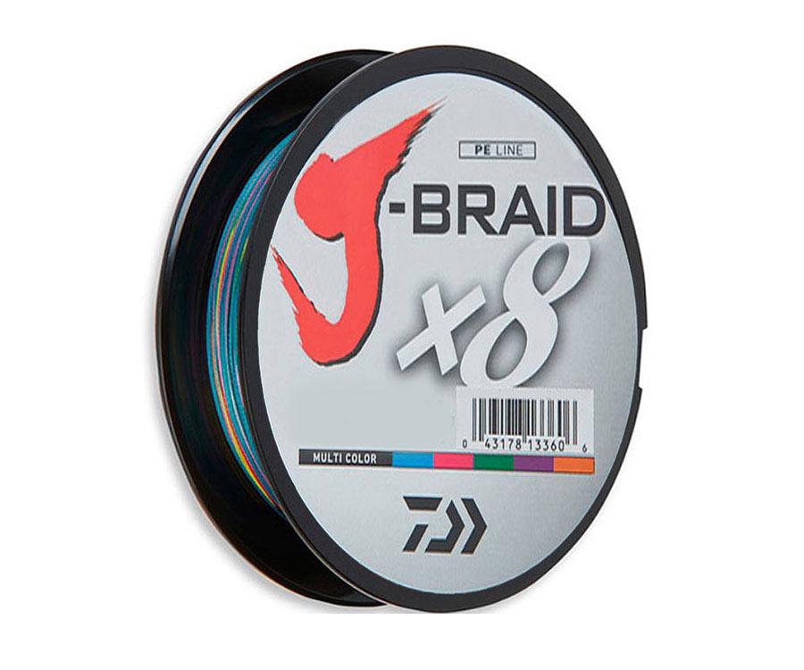 

Шнур Daiwa J-Braid x8 Multicolor 150м 0.20мм