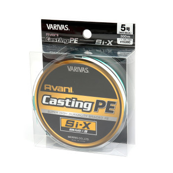 

Шнур CASTING PE Si-X, 300m, #5 VARIVAS/36.287 кг