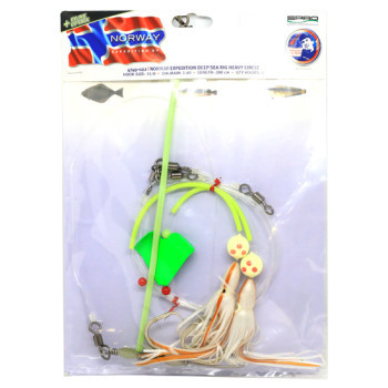 

Оснастка морская Spro Deep Sea Rig Heavy Circle Hook Size 15/0 1.4mm 380cm