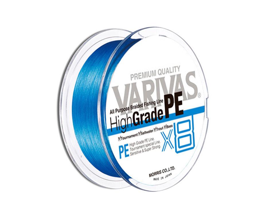 

Шнур Varivas High Grade PE X8 Ocean Blue 150м #0.8