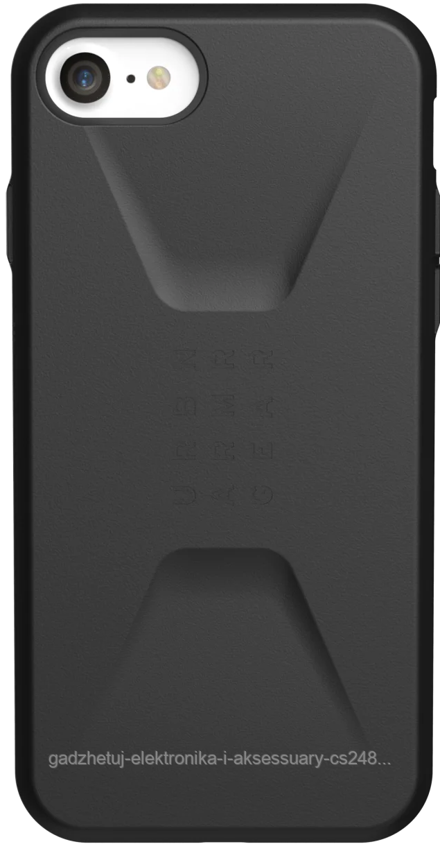 

Чехол UAG для Apple iPhone SE/8/7 Civilian, Black, Чёрный