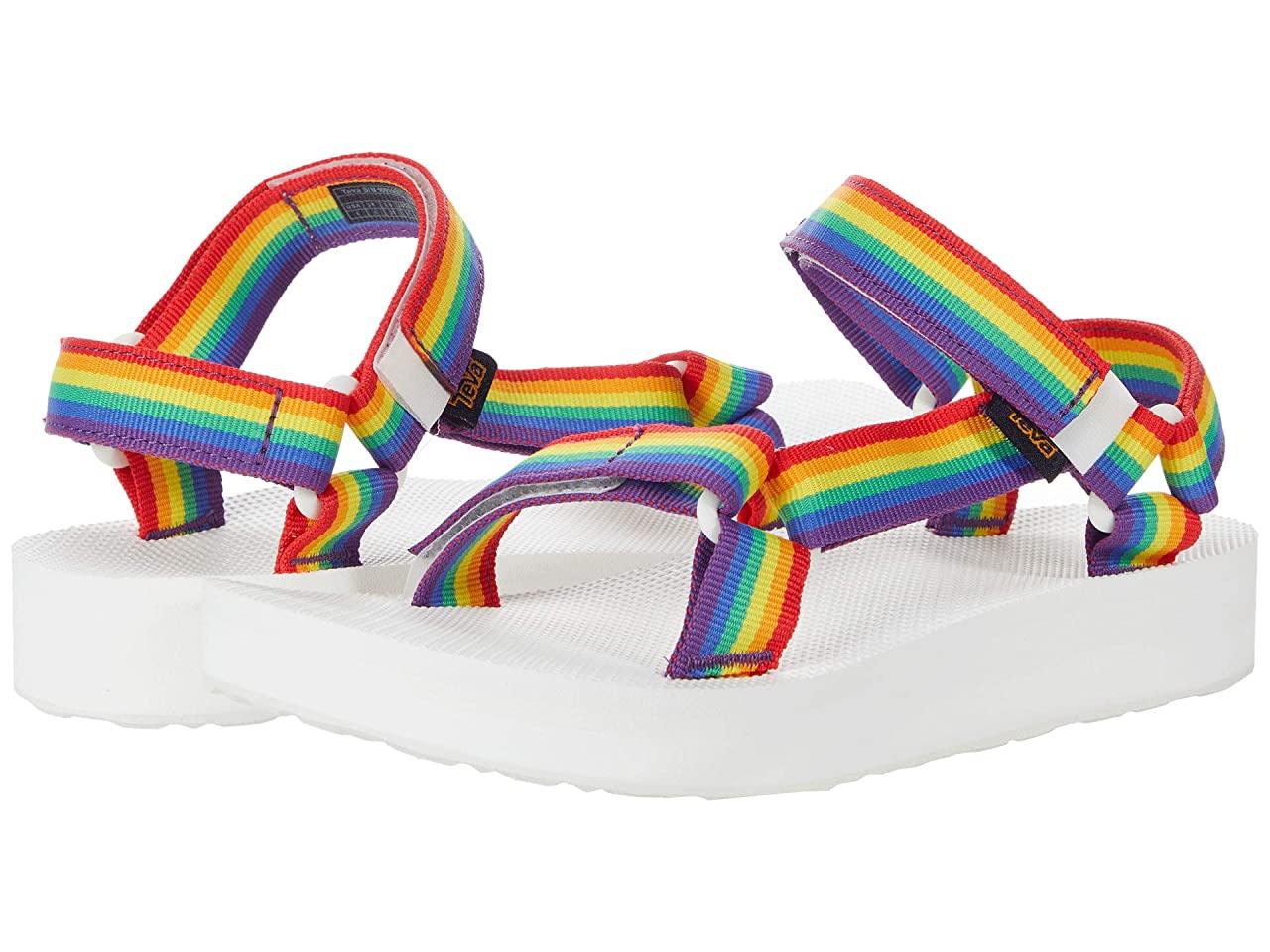 

Сандали/Вьетнамки (Оригинал) Teva Midform Universal Rainbow Pride Rainbow/White