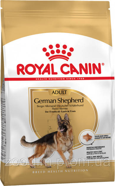 

Сухой корм Royal Canin German Shepherd Adult для взрослых собак старше 15 месяцев, 11 кг.