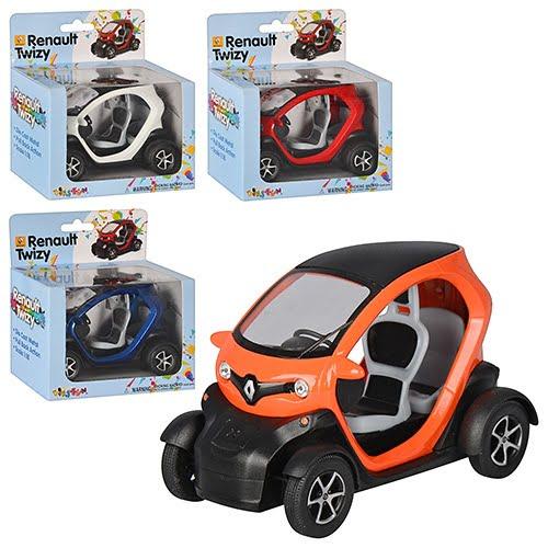 

Машина метал. "Kinsfun" Renault TWIZY в кор-ці,12,5х8х6см №KT-5111-W(24)(96)