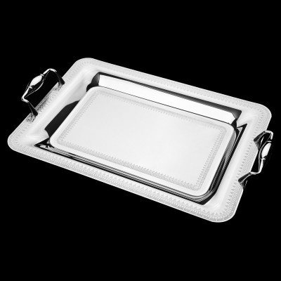 

NGD109TRAY Поднос прямоугольный (45х31,5 см) SN Триест, Серебро