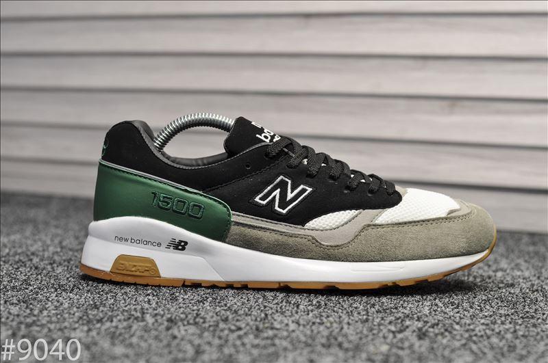 

Кроссовки мужские New Balance 1500 бежевые, Нью Бэланс, натуральная кожа, прошиты. Код TD-9040 44