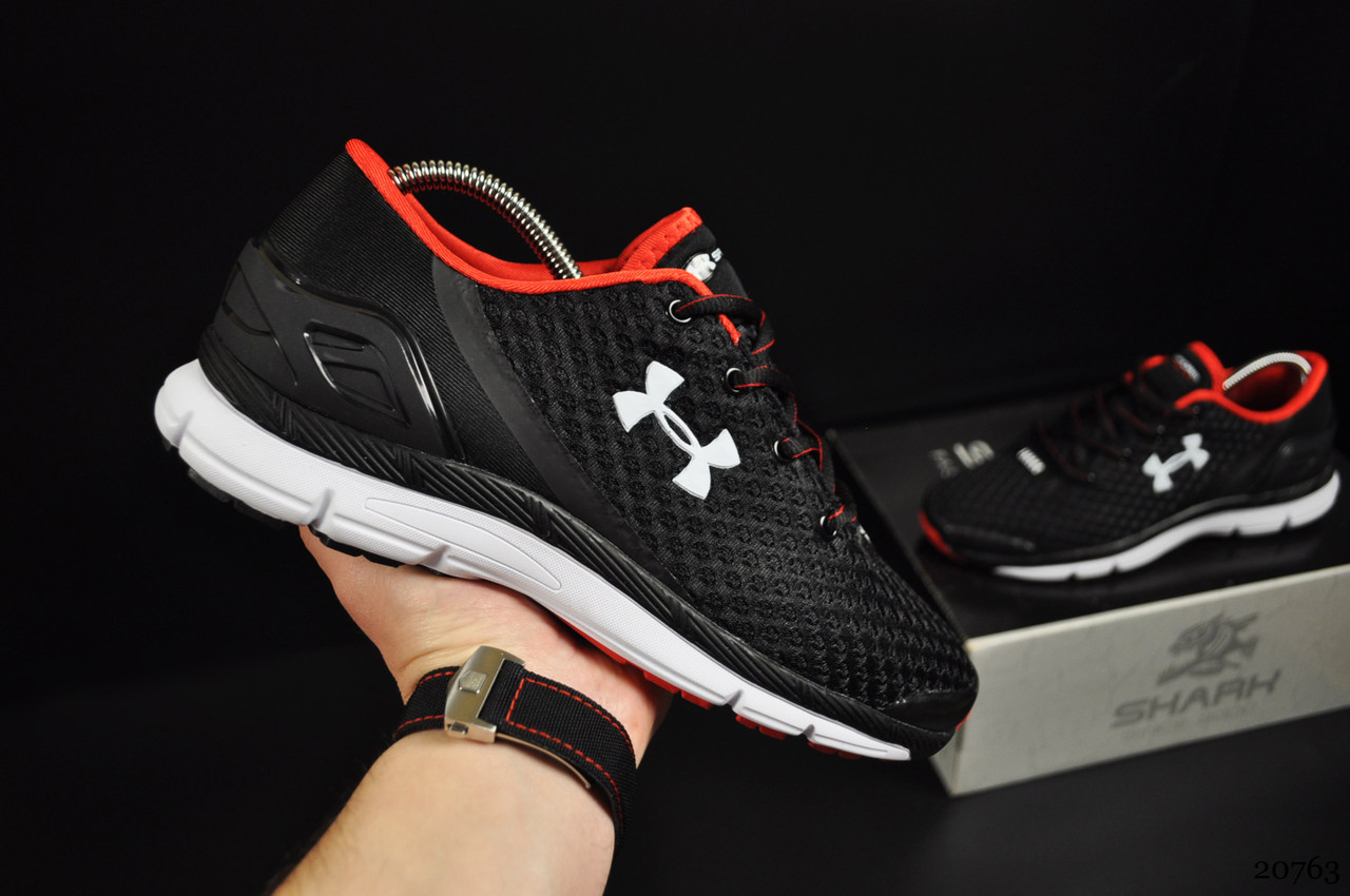 

Кроссовки мужские Under Armour SpeedForm Gemini черные, Андер Армор, дышащий материал, прошиты. Код KR-20763 44