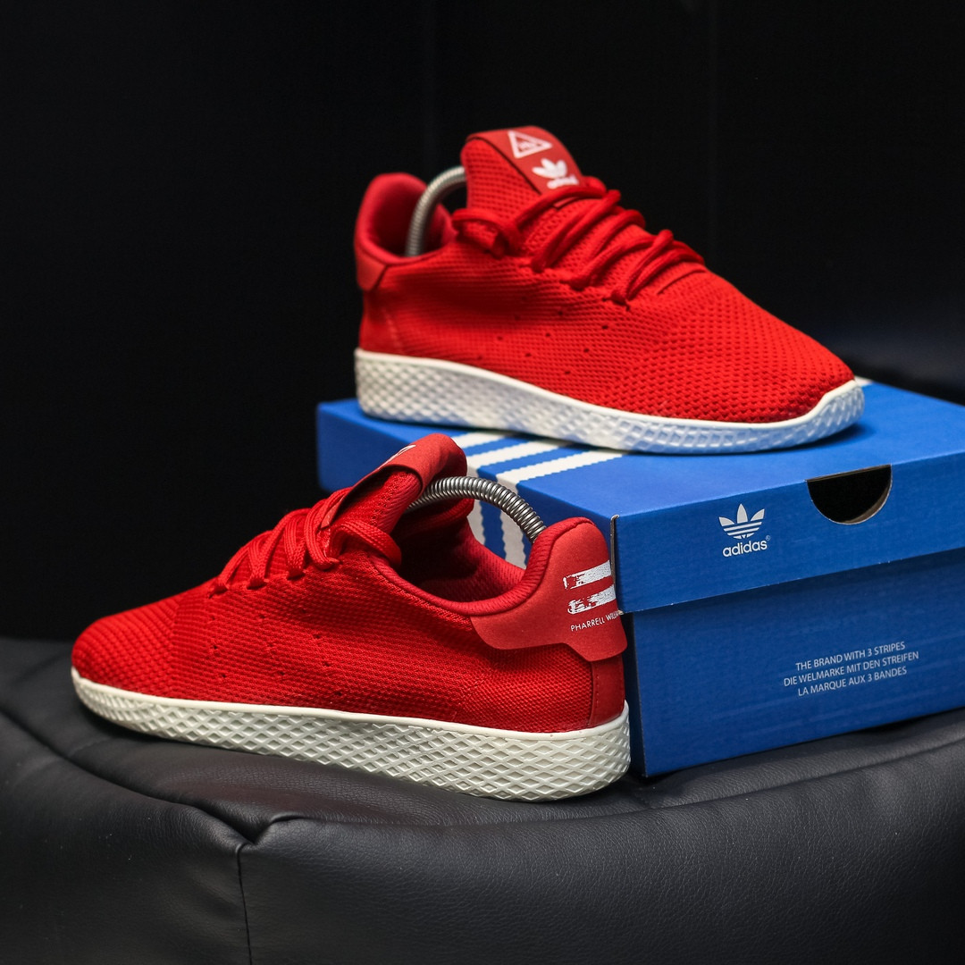 

Мужские кроссовки Adidas Pharrell Williams (Адидас Фаррелл Уильямс), красные, код DK-1262 43