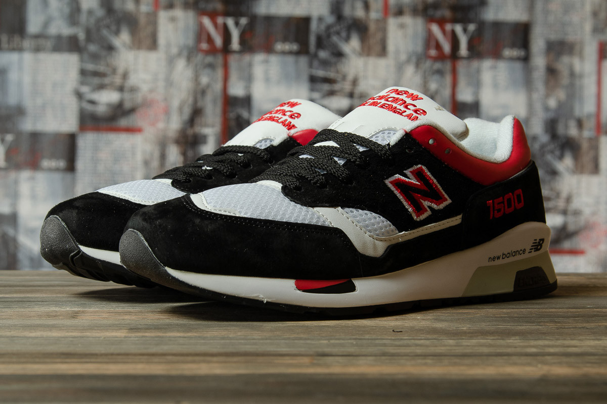 

Кроссовки мужские New Balance 1500 черные, Нью Баланс 1500, натуральная замша, прошиты. Код DO-16711 43