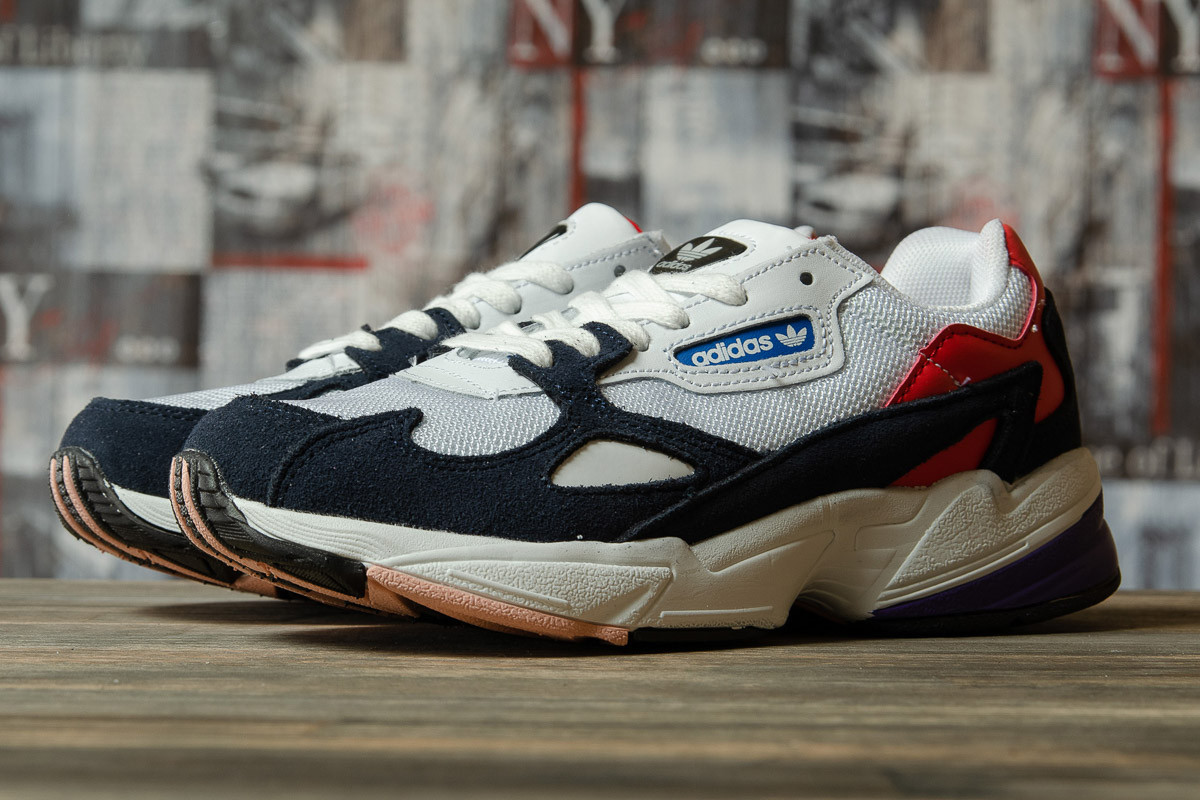 

Кроссовки женские Adidas Falcon серые, Адидас Фалькон. Натуральная замша, прошиты. Код DO-16745 41