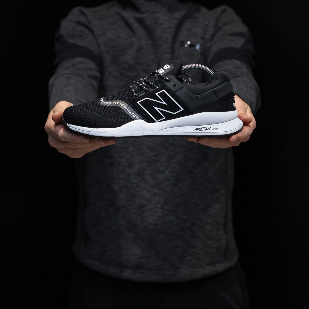 

Кроссовки мужские New Balance 274 (Нью Баланс) черные, код DK-1301