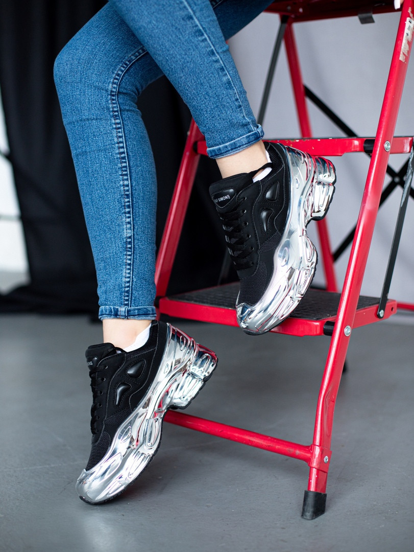 

Кроссовки женские Adidas Raf Simons (Адидас Раф Симонс), черные, код FL-3089 38